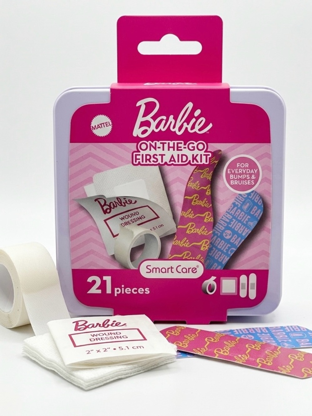 Barbie Smart Care 21-Piece On-The-Go First Aid Kit NWT